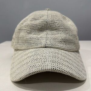 Lele Sadoughi Raffia Baseball Cap